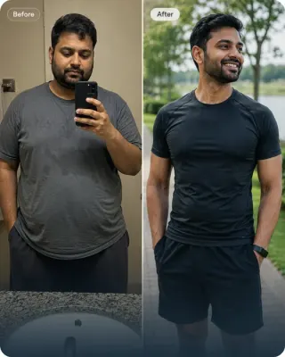 Referência ilustrativa de antes e depois 4