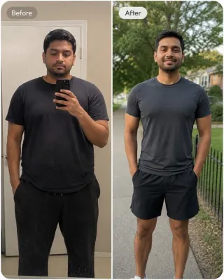 Referência ilustrativa de antes e depois 16