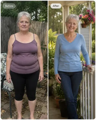 Referência ilustrativa de antes e depois 17