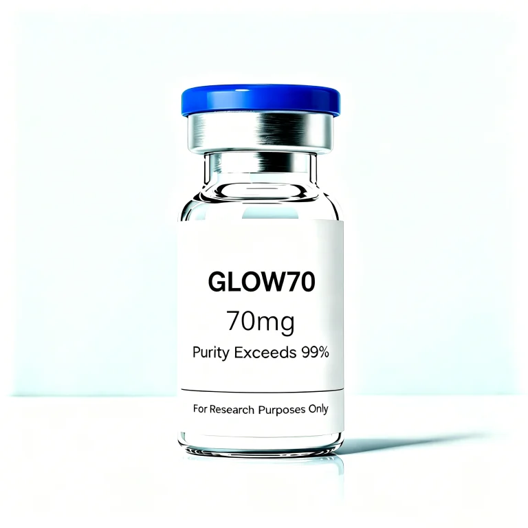 GLOW70 |(BPC157 10mg+GHK-CU50mg+TB500 10mg) | 70mg/vial,10vial/kit| >99% Purity